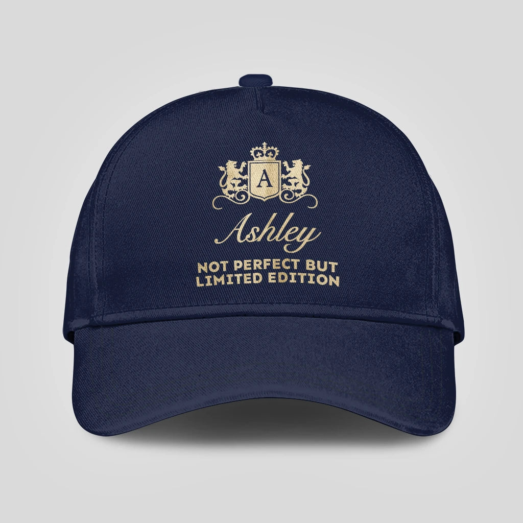 Not Perfect But Limited Edition Crest Logo Navy Cap ASHLEY 13K1 C160PF