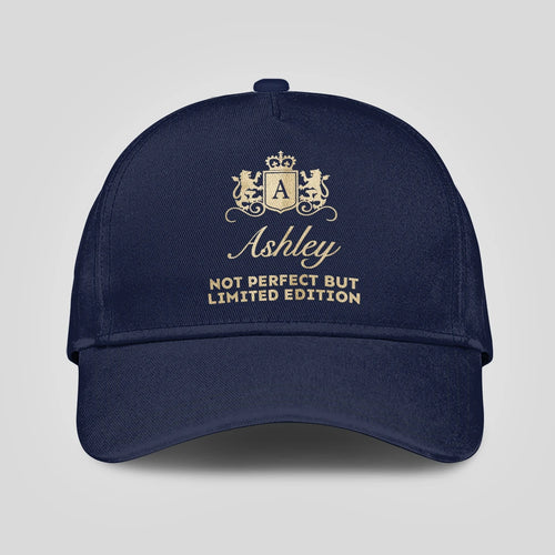 Not Perfect But Limited Edition Crest Logo Navy Cap ASHLEY 13K1 C160PF