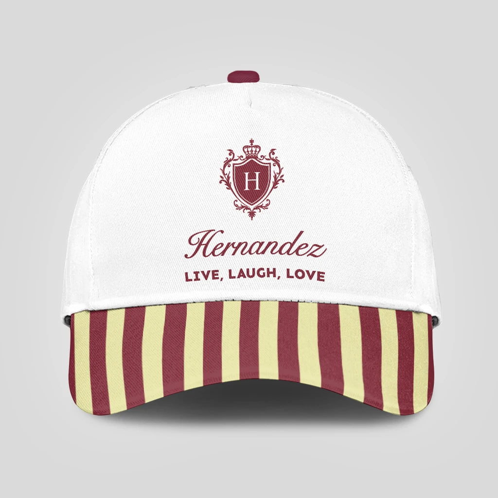 Live Laugh Love Burgundy And Yellow Cap HERNANDEZ 13K1 C120PF