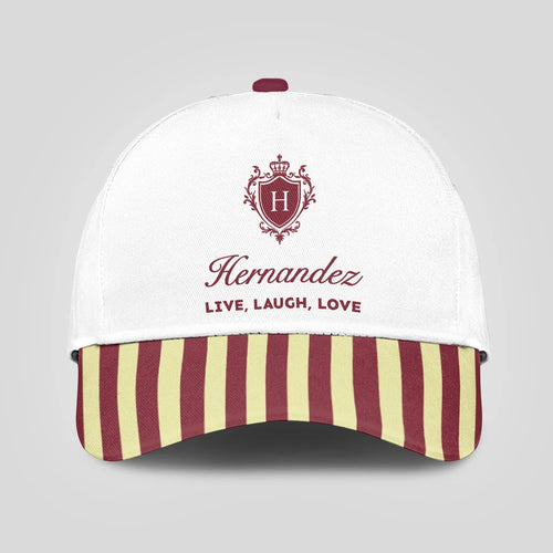 Live Laugh Love Burgundy And Yellow Cap HERNANDEZ 13K1 C120PF