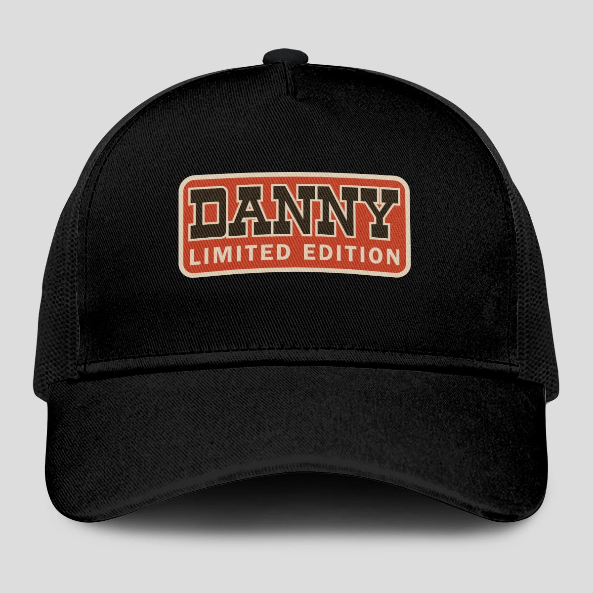 Limited Edition Red Logo Black Mesh Cap DANNY 13K1 C215PF