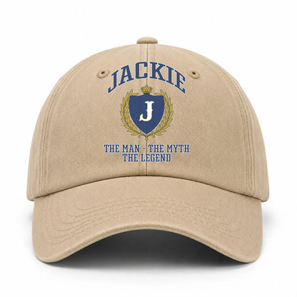 The Man The Myth The Legend Luxury Logo Cap JACKIE 13K1 C34PF