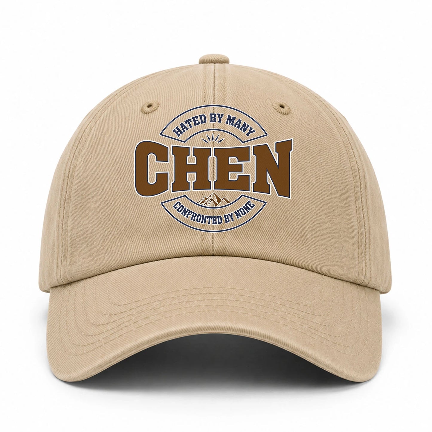 Hated By Many Confronted By None Washed Cap CHEN 13K1 C36PF