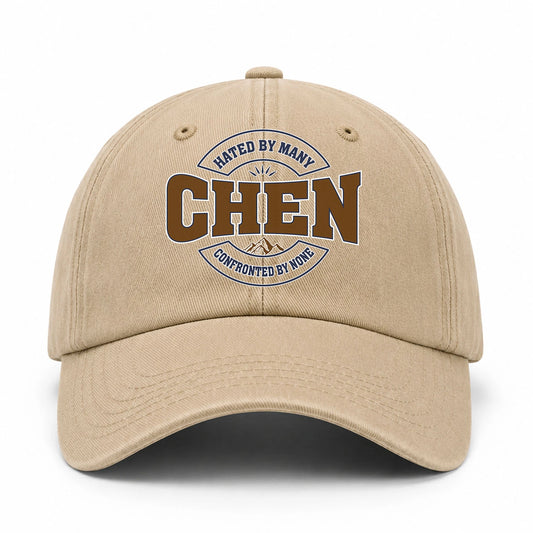 Hated By Many Confronted By None Washed Cap CHEN 13K1 C36PF