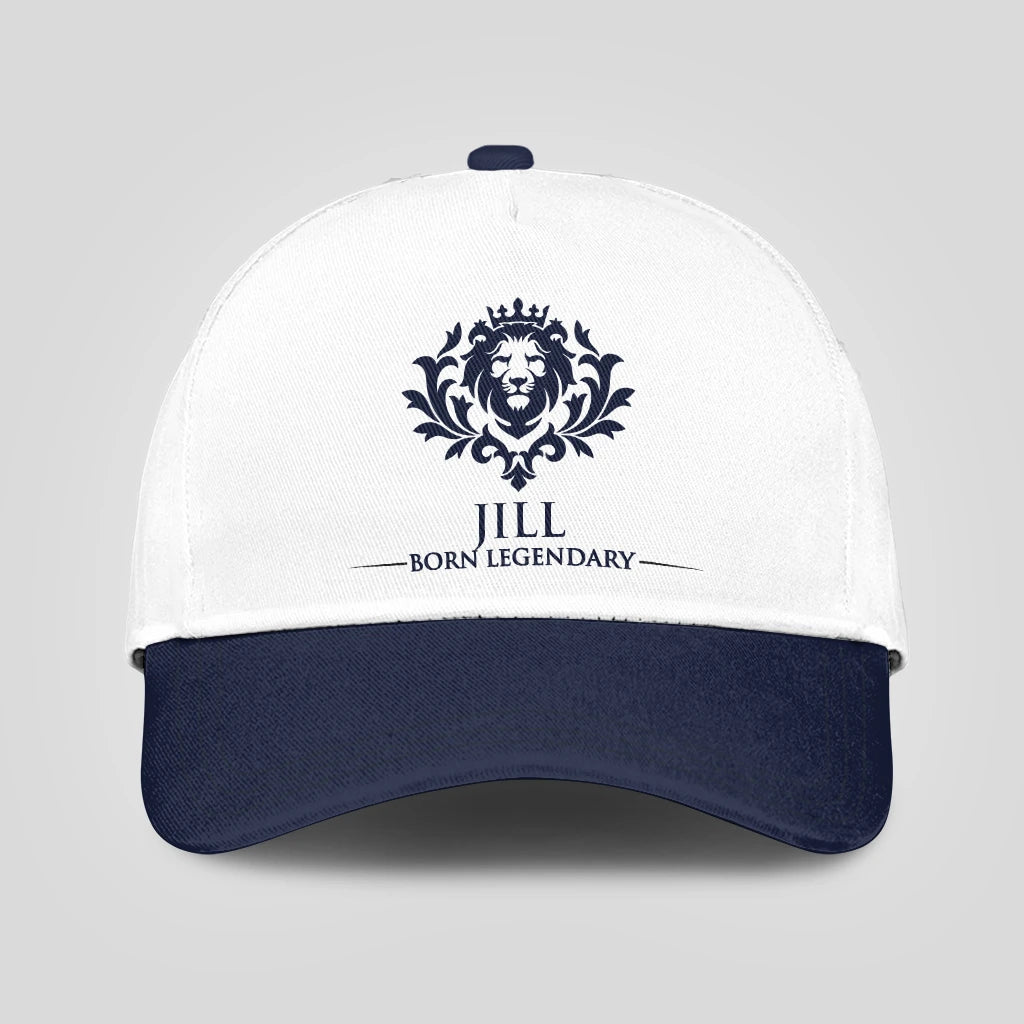 Born legendary lion blue and white baseball cap JILL 13K1 C185PF
