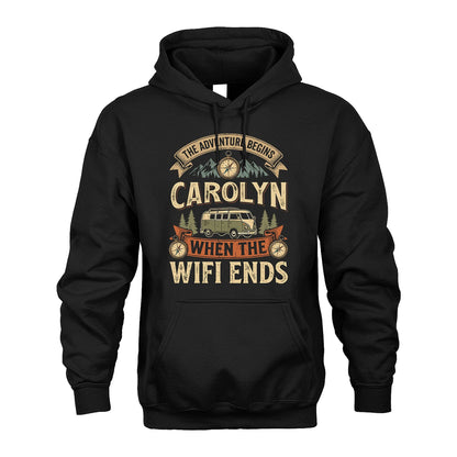 CAROLYN 13K1-547 The Adventure Begins Name When The Wifi Ends