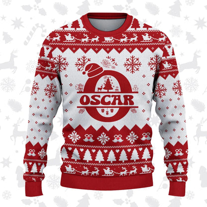 OSCAR Personalized Christmas Pajama Set - Holiday Gift Outfit 13K1-CR2