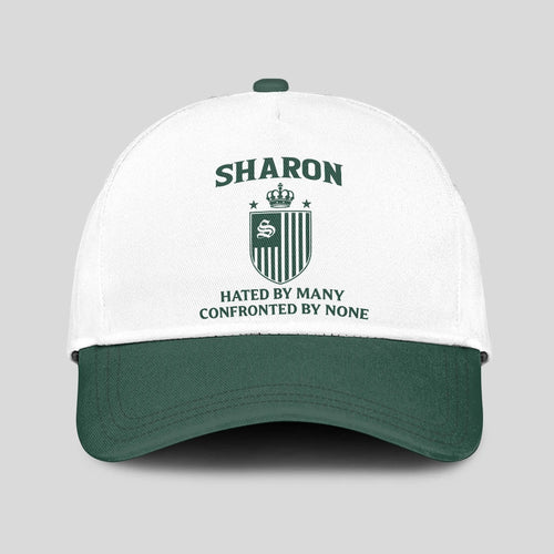 Hated By Many Confronted By None Luxury Logo Cap SHARON 13K1 C41PF
