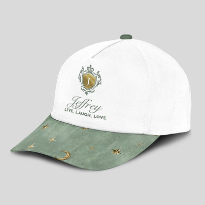 Live Laugh Love Stars And Moon Green Cap JEFFREY 13K1 C124PF