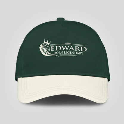Born Legendary Lion Logo Sage Green And Beige Cap EDWARD 13K1 C182PF