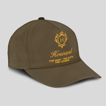 The Man The Myth The Legend Luxury Olive Cap HOWARD 13K1 C91PF