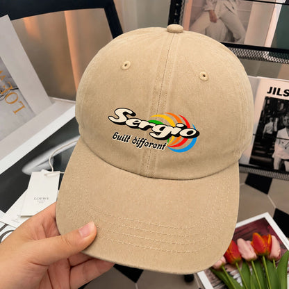 Your Name Built Different Retro Washed Cap SERGIO 13K1 C55PF