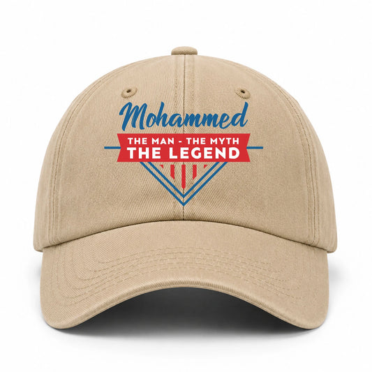The Man The Myth The Legend Logo Washed Cap MOHAMMED 13K1 C37PF