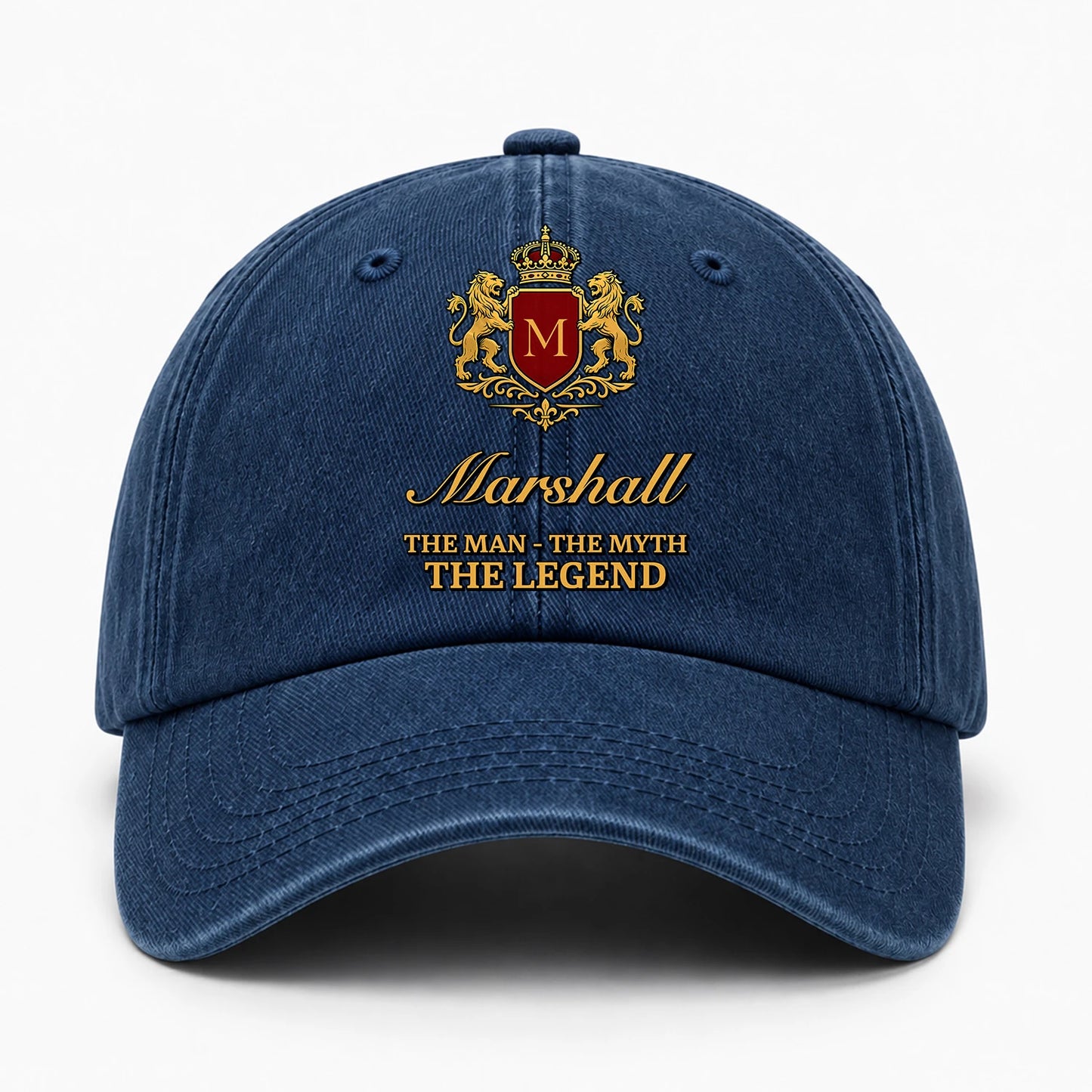 The Man The Myth The Legend Royal Blue Cap MARSHALL 13K2 C49PF