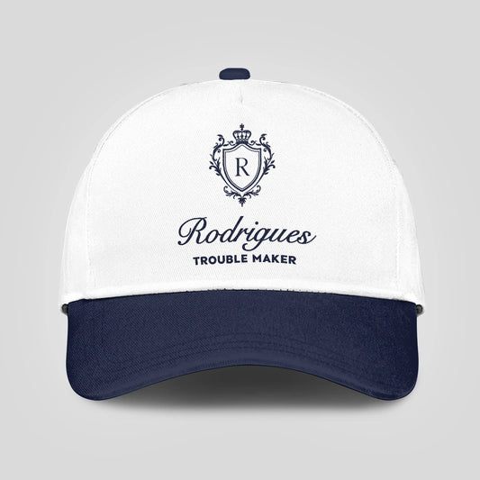 Trouble Maker Funny Blue And White Cap RODRIGUES 13K1 C152PF