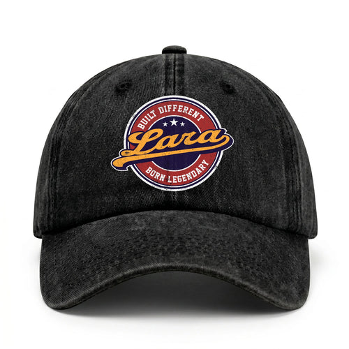 Built Different Born Legendary Logo Washed Cap LARA 13K1 C65PF
