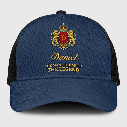 The Man The Myth The Legend Royal Blue Mesh Cap DANIEL 13K1 C187PF