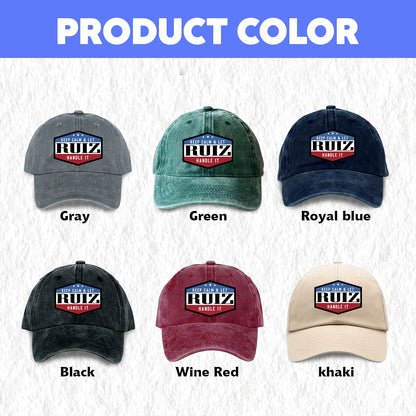 Keep Calm & Let Your Name Handle It Washed Cap RUIZ 13K1 C87PF