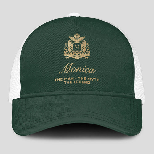The Man The Myth The Legend Sage Green Mesh Cap MONICA 13K1 C192PF