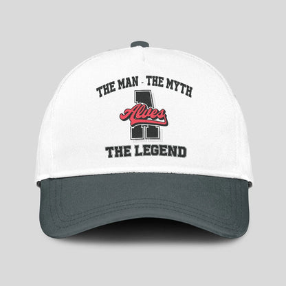The Man The Myth The Legend Custom Initial Letter And Name Cap ALVES 13K1 C38PF