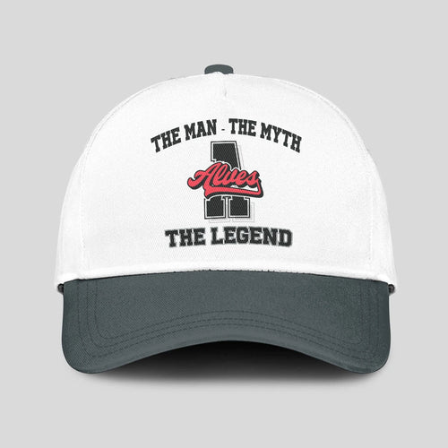 The Man The Myth The Legend Custom Initial Letter And Name Cap ALVES 13K1 C38PF