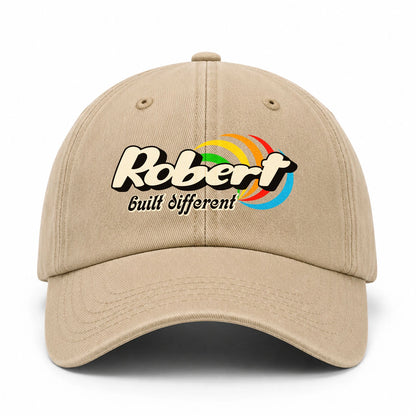 Your Name Built Different Retro Washed Cap ROBERT 13K1 C55PF
