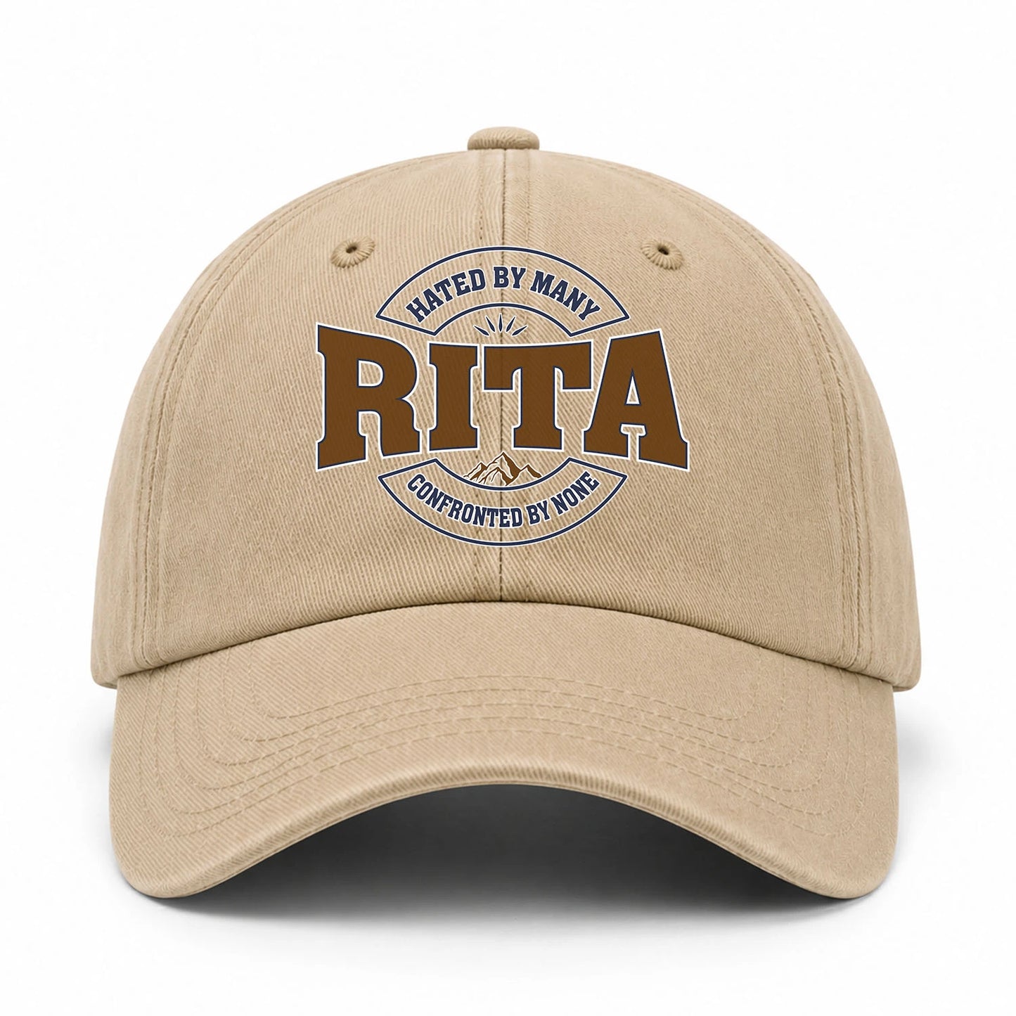 Hated By Many Confronted By None Washed Cap RITA 13K1 C36PF