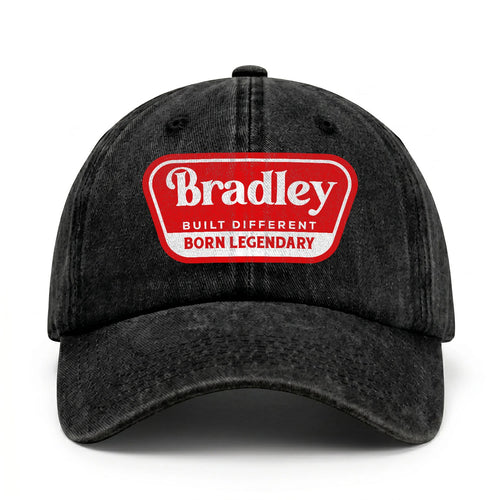 Built Different Born Legendary Red Logo Washed Cap BRADLEY 13K1 C63PF