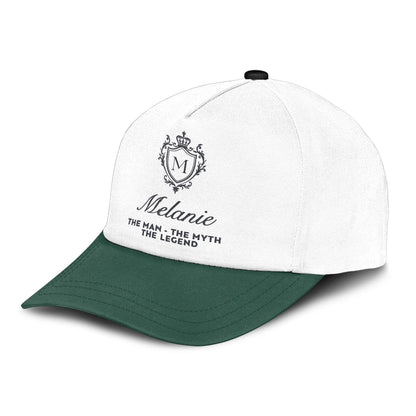The Man The Myth The Legend Beautiful Green And White Cap MELANIE 13K1 C171PF