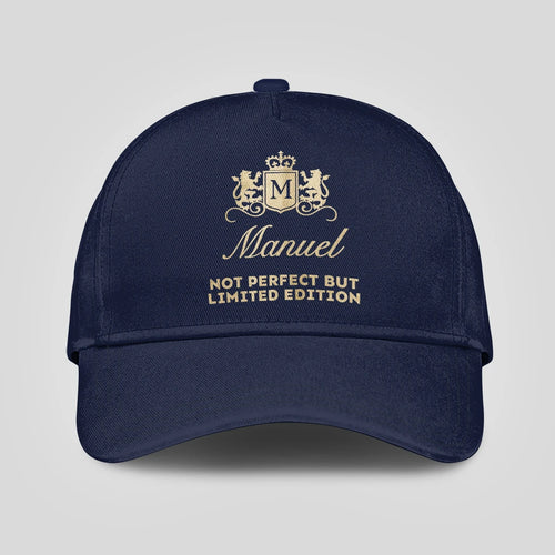 Not Perfect But Limited Edition Crest Logo Navy Cap MANUEL 13K1 C160PF
