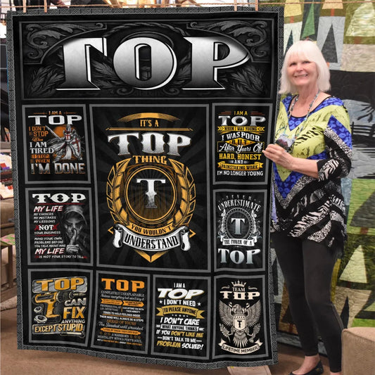 TOP Personalized Blanket | Custom Name Cozy Throw Gift 13K1-BK2