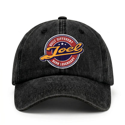 Built Different Born Legendary Logo Washed Cap JOEL 13K1 C65PF