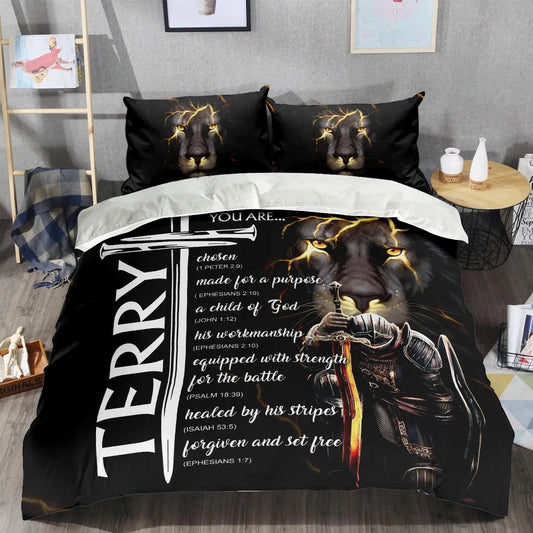 TERRY Limited Edition Personalized Bedding Set 13K1-BS1