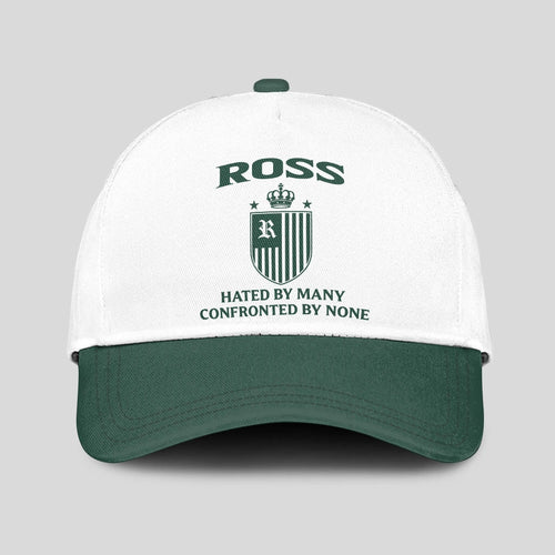 Hated By Many Confronted By None Luxury Logo Cap ROSS 13K1 C41PF