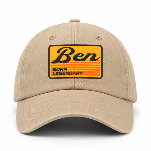 Born Legendary Vintage Washed Cap BEN 13K1 C64PF