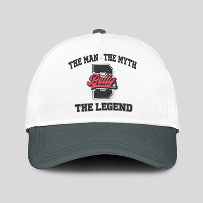 The Man The Myth The Legend Custom Initial Letter And Name Cap BETTY 13K1 C38PF