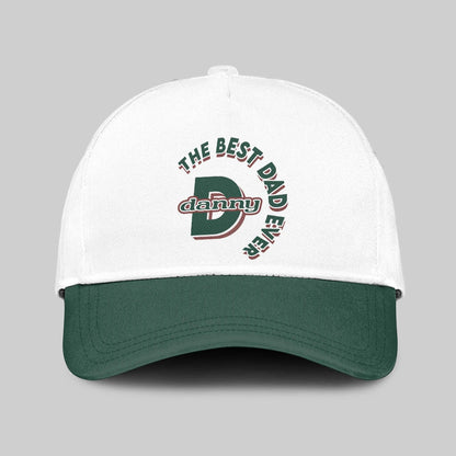 The Best Dad Ever Custom Name Cap DANNY 13K1 C35PF