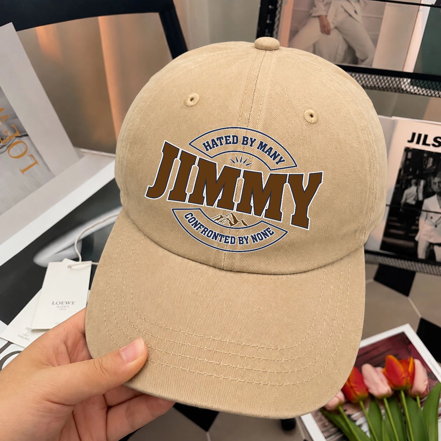 Hated By Many Confronted By None Washed Cap JIMMY 13K1 C36PF