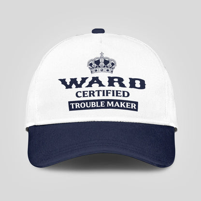 Certified Your Name Trouble Maker Washed Cap WARD 13K1 C148PF