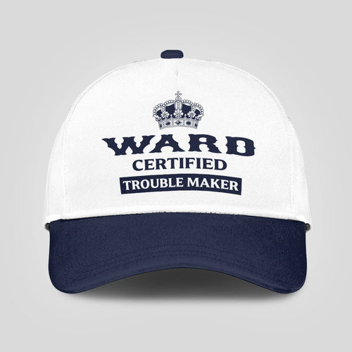 Certified Your Name Trouble Maker Washed Cap WARD 13K1 C148PF