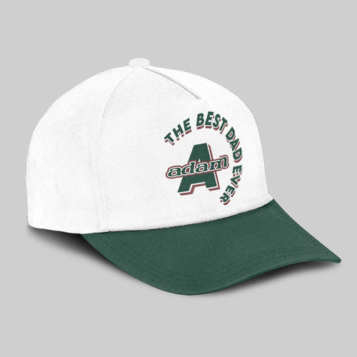 The Best Dad Ever Custom Name Cap SANDRA 13K1 C35PF