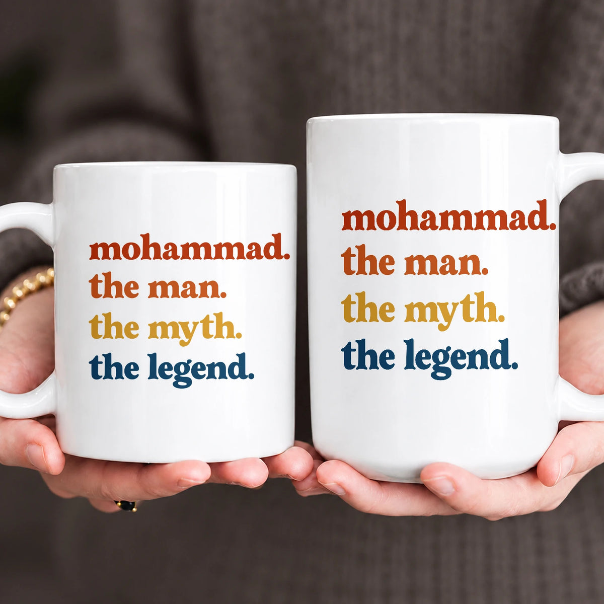 The Man The Myth The Legend Retro Mug MOHAMMAD 13K1 MG06