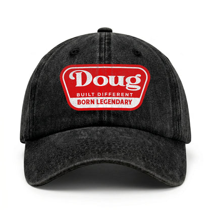 Built Different Born Legendary Red Logo Washed Cap DOUG 13K1 C63PF
