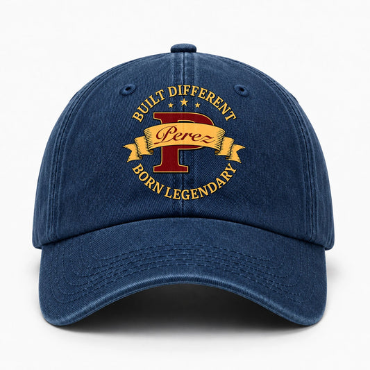 Built Different Born Legendary Royal Washed Cap PEREZ 13K1 C71PF