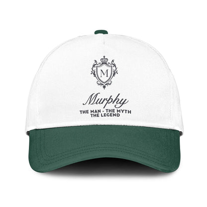 The Man The Myth The Legend Beautiful Green And White Cap MURPHY 13K1 C171PF