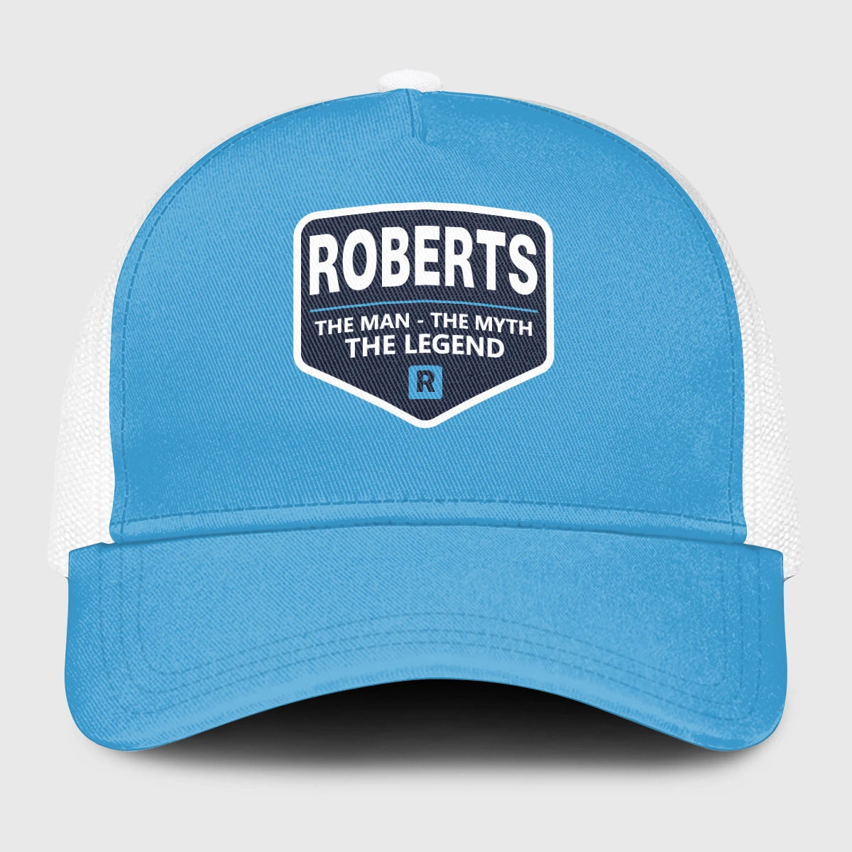 The Man The Myth The Legend Light Blue Mesh Cap ROBERTS 13K1 C190PF