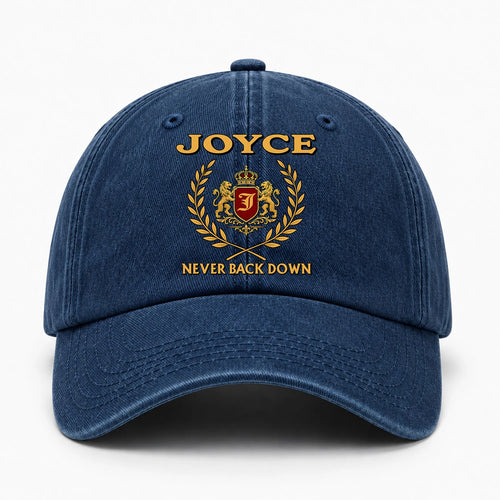 Never Back Down Royal Blue Denim Cap JOYCE 13K1 C60PF