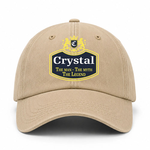 The Man The Myth The Legend Royal Cap CRYSTAL 13K C31PF
