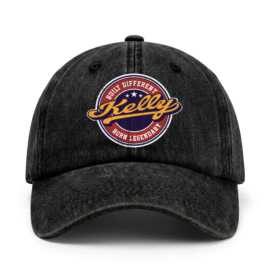 Built Different Born Legendary Logo Washed Cap KELLY 13K1 C65PF
