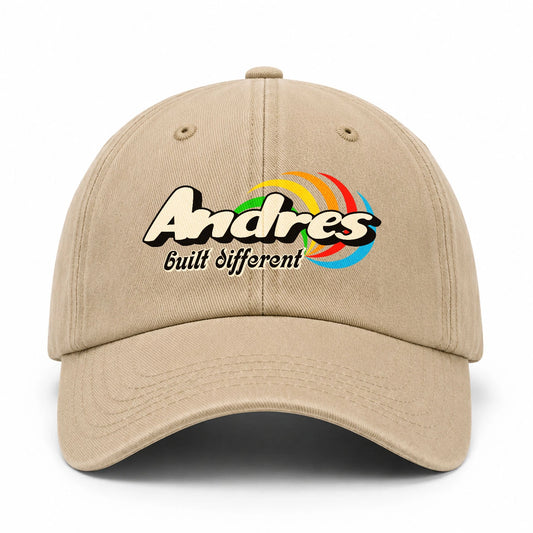 Your Name Built Different Retro Washed Cap ANDRES 13K1 C55PF